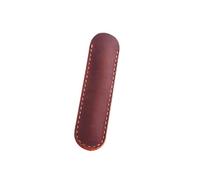 GAROZATION Leather Pen Case Holder Handmade Brown Protective Sleeve | Students and Office Workers, Easy Insert and Remove Design, Holds Pens Tightly for Daily Use
