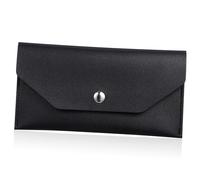 GAROZATION Leather Wallet for Women Money Envelope Cash Bag Budgeting Money Bag Fashion Pu Leather Long Wallet Women Clutch