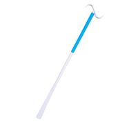 GAROZATION Lightweight Two-in-one Shoehorn and Dressing Pole Made of Sturdy Abs Material for Disabled Adults, Assorted Colour Conveniently Assists with Putting on Shirts and Shoes