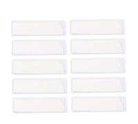 GAROZATION Magnetic Label Holders Prevent Labels from Dirt and Water PVC Card Sleeves 10pcs Waterproof Index Card Holders for Home and Formal Or Informal Situations
