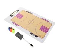 GAROZATION Magnetic Sided Basketball Coaching Board Double Sided Dry Erase Clipboard for Strategizing with and Player Stats Tracer Sturdy Construction for Coaches and Random Color