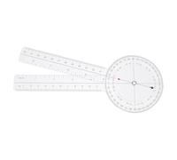 GAROZATION Measuring Goniometer Plastic Protractor 8-Inch Flexible Angle Ruler for Joint Movement Assessment in Physiotherapy and Rehabilitation