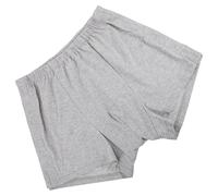 GAROZATION Men's Washable Cotton Incontinence Underwear, Breathable Reusable Incontinence Care Pants for Post-Surgery and Elderly Comfort, Size L Light Grey