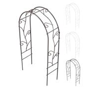 GAROZATION Miniature Iron Archway Compact and Moveable Arch Frame 4pcs with Unique Landscape Appeal for Dollhouse and Decor for Indoor Mini House and Special Occasion