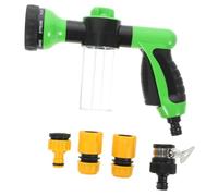 GAROZATION Multifunctional Dog Washing Hose Nozzle Sprayer with Adjustable Water Patterns Portable Garden Hose Attachment for Pet Bathing and Cleaning with Connectors Lightweight Design
