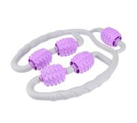 GAROZATION Muscle Relaxation Massager Roller for Legs Lightweight Abs Material Better Blood Flow for Watching Tv Or Having A Rest Purple Handheld Fitness Massage Roller