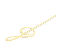 GAROZATION Musical Note with Beautiful Hollow Design Bookmark Golden Metal Elegant Portable and Sturdy Piano Page Holder for Students and Reading Enthusiasts