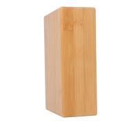GAROZATION Natural Bamboo Yoga Brick for Home Fitness Smooth Wooden Yoga Practice Block Non Scratch Training Aid for Beginners