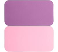 GAROZATION Non Slip Yoga Knee Cushion Mat Pad for Pilates and Home Workouts Extra Thick Flexible Tpe 13.39 X 6.69 X 0.20In for Fitness Enthusiasts