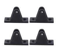 GAROZATION Nylon Deck Hinges Sunshade Clips with Stainless Steel Screws 4pcs Strong and Easy Installation Flat Mount for Boating Accessories for Yacht Hardware
