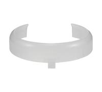 GAROZATION One Handed Adaptive Plate Guard for 9 to 12 Inch Plates, Plastic Arcshaped Spill Proof Dining Aid with Stable Secure Fit, Supports Independent Dining for Seniors and Handicapped