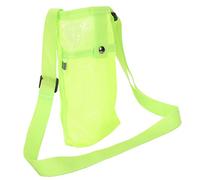 GAROZATION Outdoor Mesh Water Bottle Carrier Multi-Functional Nylon Sling Bag for Hiking Travel Gym Lightweight Easy to Clean Convenient Kettle Pouch for Go Hydration Fluorescent Green