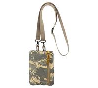 GAROZATION Outdoor Waist Bag Oxford Cloth Hiking Pouch for Men Women Fanny Pack for Running Camping and Daily Use Green Camouflage