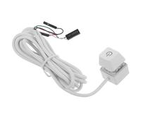 GAROZATION PC Power Button with Extension Cable Remote Power Button for PC for Cafes Homes Hotels Schools and More Indicator for Easy Access