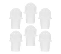 GAROZATION Perfume Roller Balls 6Pcs Natural White Crystal 10Ml Replacement for Travel Essential Oil Bottles and Skin Care
