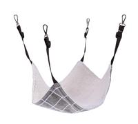 GAROZATION Pet Hammock Double Layer Canvas Cat Bed Air Permeable Comfortable Hanging Cradle Suitable for Small Dogs and Cats for Doors and Stairs Random Color