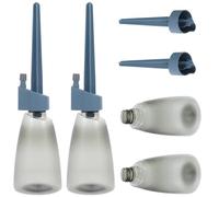 GAROZATION Plant Watering Devices 4 Pack Automatic Garden Watering Spikes for Indoor and Outdoor Plants for Lazy Gardeners