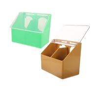 GAROZATION Plastic Bird Feeder for Pet Birds Doves Pigeons Finches Cockatiels Quail Cage Feeder Pigeon Supplies
