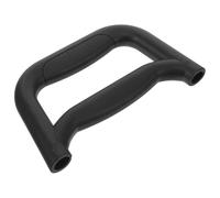 GAROZATION Plastic Cart Push Handle Trolley Handle Comfortable Grip Resistant to Damage Black Accessory for Wagon Cart for Camping and Outdoor Activities