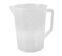 GAROZATION Plastic Graduated Measuring Cup 3000Ml Thickened Cylinder with Wide Mouth for Chemistry and Industrial Liquid Use