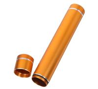 GAROZATION Portable Cigar Tube Aluminum Alloy Single Cigar Case for Travel Storage Stylish Holder for Men