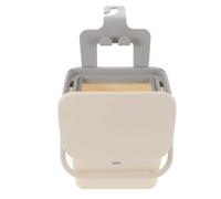 GAROZATION Portable Hanging Bin with Lid for Car Back Seat, Multifunctional Storage Trash Can Made of Sturdy Pp Material, Hanging Bin with Lid for Kitchen Composting under Sink Use