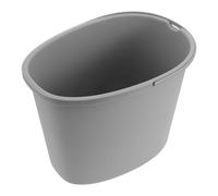 GAROZATION Portable Toilet Bucket with Handle for Elderly and Disabled, Splash-Proof Plastic Commode Chair Replacement Pail for Bedside and Bathroom Use