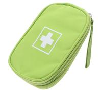 GAROZATION Portable Travel Medicine Storage Bag Small Medical Organizer Pouch with Handle for Outdoor Home Emergency Use Versatile for Women and Family