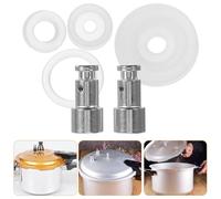 GAROZATION Pressure Cooker Float Valve and Sealer Ring and Rubber Replacement Accessories for Electric Cookers Floaters with Sealing Rings Compatible Parts