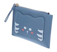 GAROZATION PU Leather Cartoon Coin Purse Cute Zipper Cash Wallet Multi Card Holder for Home Travel Work Office Moms Daughters and Friends