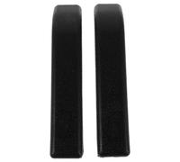 GAROZATION PU Wheelchair Armrest Pads Replacement Cushions with Non-Slip Surface for Seniors Using Electric Wheelchairs Black