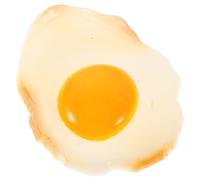GAROZATION Realistic Poached Egg Model Egg Mould for Food Photography Decorative Plaything for Boys and Girls
