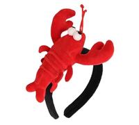 GAROZATION Red Lobster Headband Lovely Hairband for Ocean Birthday Celebrations and Themed Parties