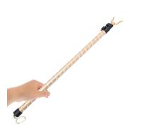 GAROZATION Retractable Clothesline Rod Laundry Hanging Fork 35.4x1.2x1.2inch Aluminium Alloy Lightweight Simple Clothing Pole for Laundry Use