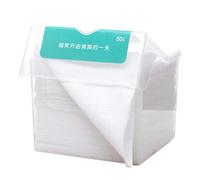GAROZATION Reusable Water Facial Cotton 50pcs Towels Thickened Soft Cloths Great Absorption for and White Makeup Removal Face Travel Camping Use