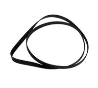 GAROZATION Rubber Record Player Belt Replacement Accessory High Elasticity Sturdy Phonograph Turntable Belt 49cm Circumference Black Suitable for Vinyl Record Players and Home Audio Systems