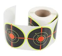 GAROZATION Self-adhesive Stickers 200 Compact Paper Dots 3 Inch Diameter on 1 Roll, Lightweight and Simple Design for Shooting and Archery for Shooting Range Practice