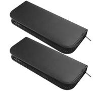 GAROZATION Shear Storage Holder 2 Pcs Scissor Pouch Case for Hair Cutting Tools Portable and Convenient for Hairstyling Professionals