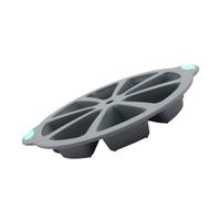 GAROZATION Silicone Scone Pan 8-Slot Triangle Divided Baking Mold