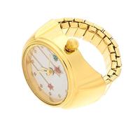 GAROZATION Small Gentle Red Butterfly Ring Watch Wear-Resistant Watch Ring People Dec