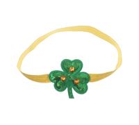 GAROZATION St Patrick's Day Irish Festival Headband Green Elastic Hairband for Women Men Boys and Girls Party School Decorations