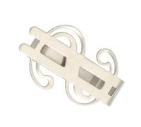 GAROZATION Stainless Steel Book Clip Multi-Purpose Metal Money Clip Practical Cash Holder for Men