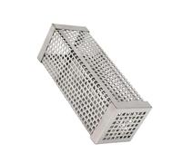 GAROZATION Stainless Steel Square Pellet Tube Bbq Smoker for Grills Stainless Steel Smoke Tube Barbecue Tool for Smoking Meat and Vegetables Easy to Clean and Use