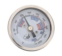 GAROZATION Stainless Steel Wine Thermometer Dial Bimetallic Axial Design Accurate Reading Clear Scale Portable Brewing Temperature Gauge for Winemakers and Brewers