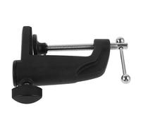 GAROZATION Table Mount Clamp for Microphone with Adjustable Screw Heavy Duty Clip Base for Non Slip Design for Desks and Workstations for Recording and Video Calls