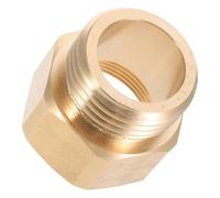 GAROZATION Tap Adapter for Hose Pipe Garden Hose Repair Fitting Female Brass Connector 11/16in to 3/4ght