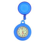 GAROZATION Telescopic Nurse Pocket Watch with Clip Blue Medical Fob Watch for Women Suitable for Hospital and Healthcare Use