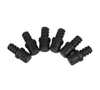 GAROZATION Toilet Brush Accessories 6Pcs Threaded Handle Tips with Self-Locking Connector for Bathroom Cleaning Brush Heads