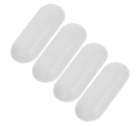 GAROZATION Toilet Seat Cushioning Pads 4Pcs Plastic Buffer Pads Toilet Lid Bumpers for Bathroom Use Noise Dampening Anti-Collision
