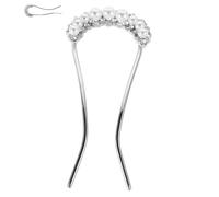 GAROZATION Unique Chinese U-shaped Pearl Hairpins Hair Styling Pins for Women's Multifunctional Use